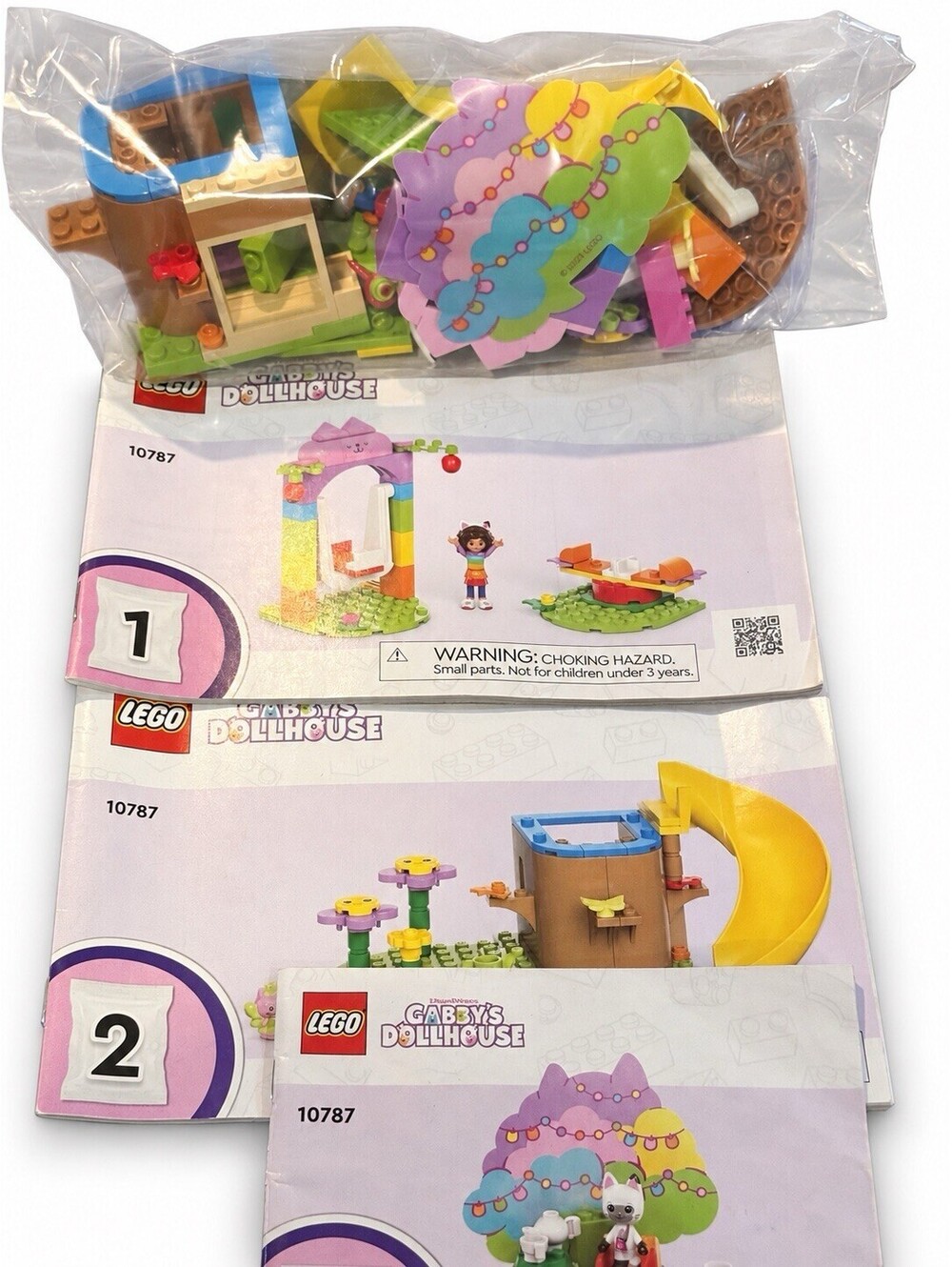 LEGO 10787 Gabby's Dollhouse Kitty Fairy's Garden Party Near Complete